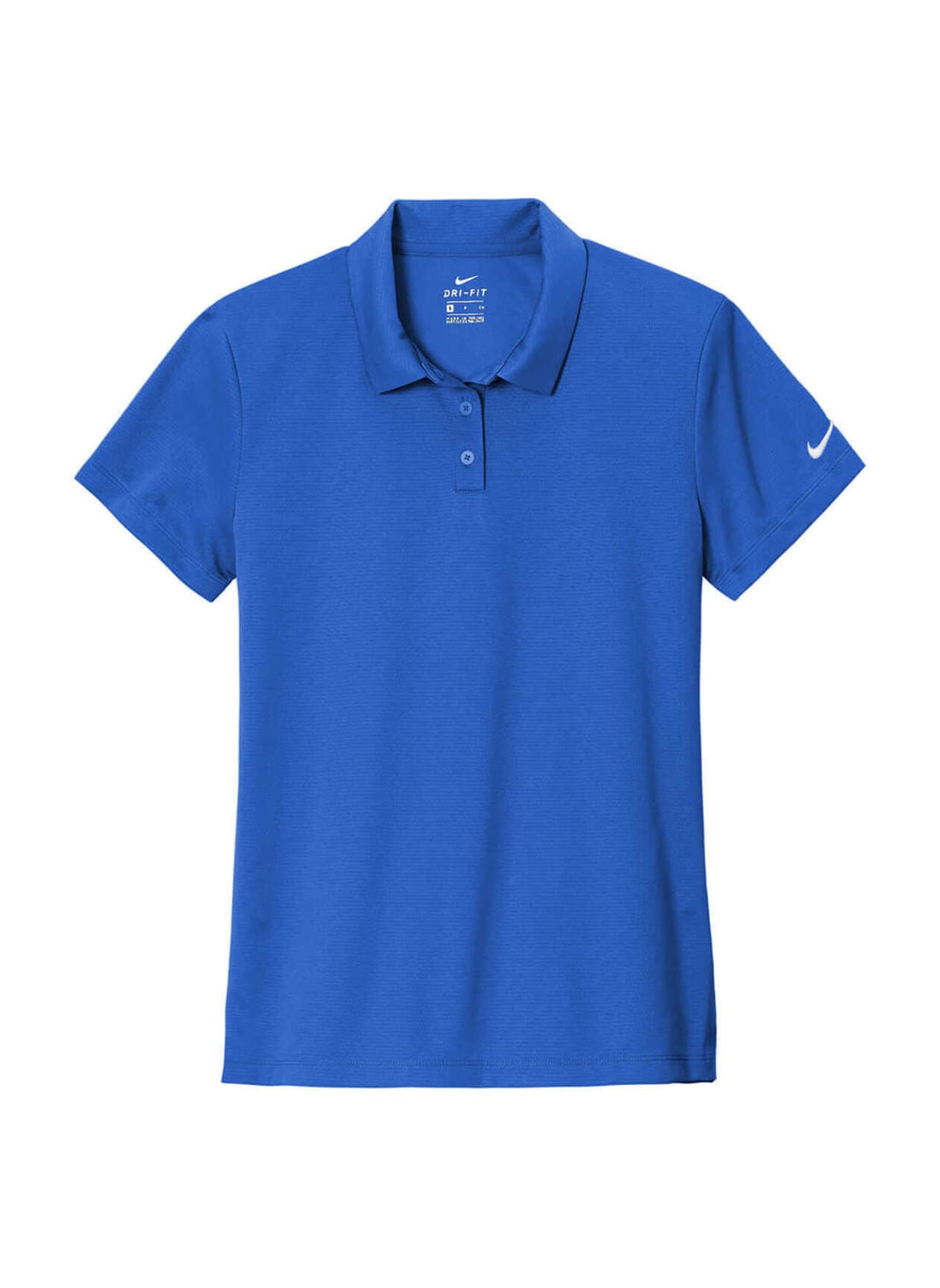Nike Women's Dry Essential Solid Polo - Blue LG