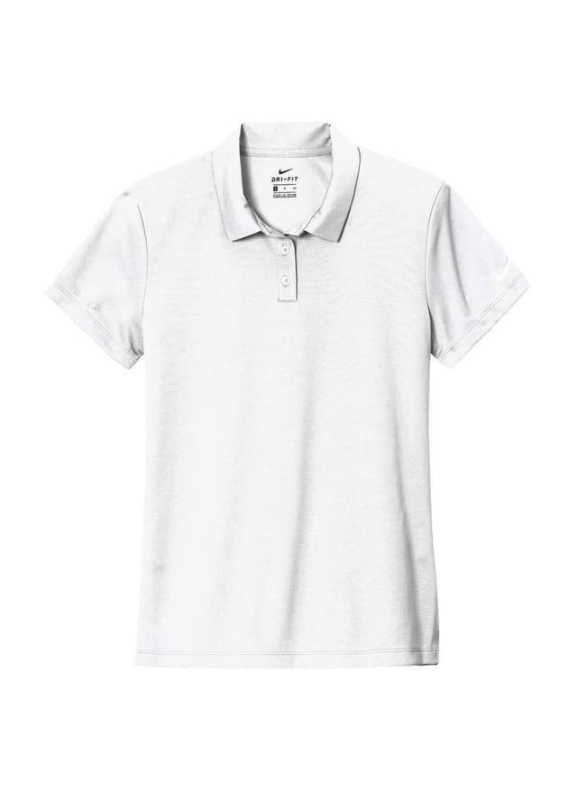 Nike Women's Dry Essential Solid Polo - White LG