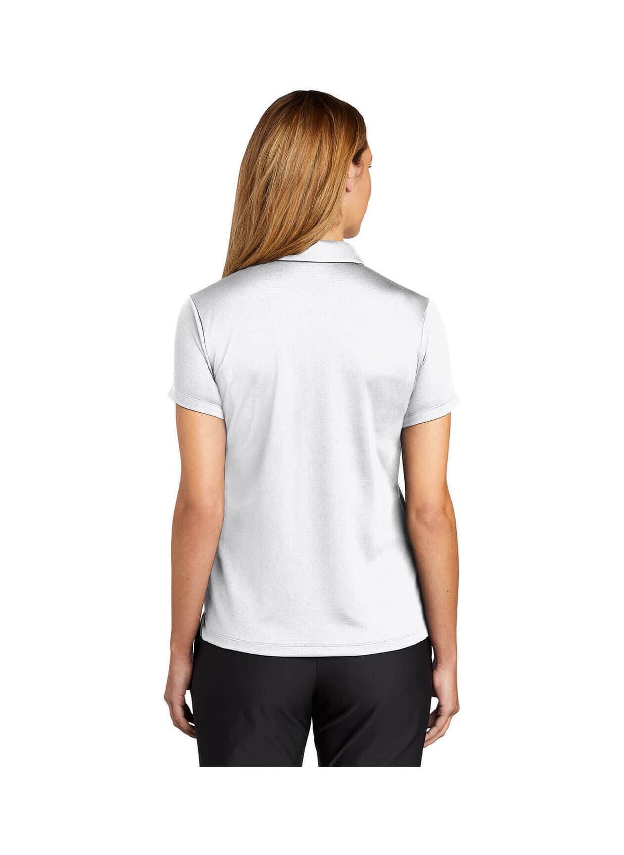 Nike Women's Dry Essential Solid Polo - White LG