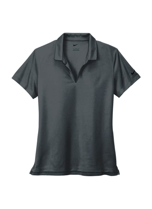 Nike Women's Dri-FIT Micro Pique 2.0 Polo - Dark Grey LG