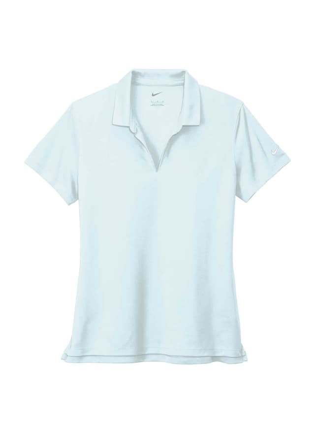 Nike Women's Dri-FIT Micro Pique 2.0 Polo - Blue Tint (BLT) LG