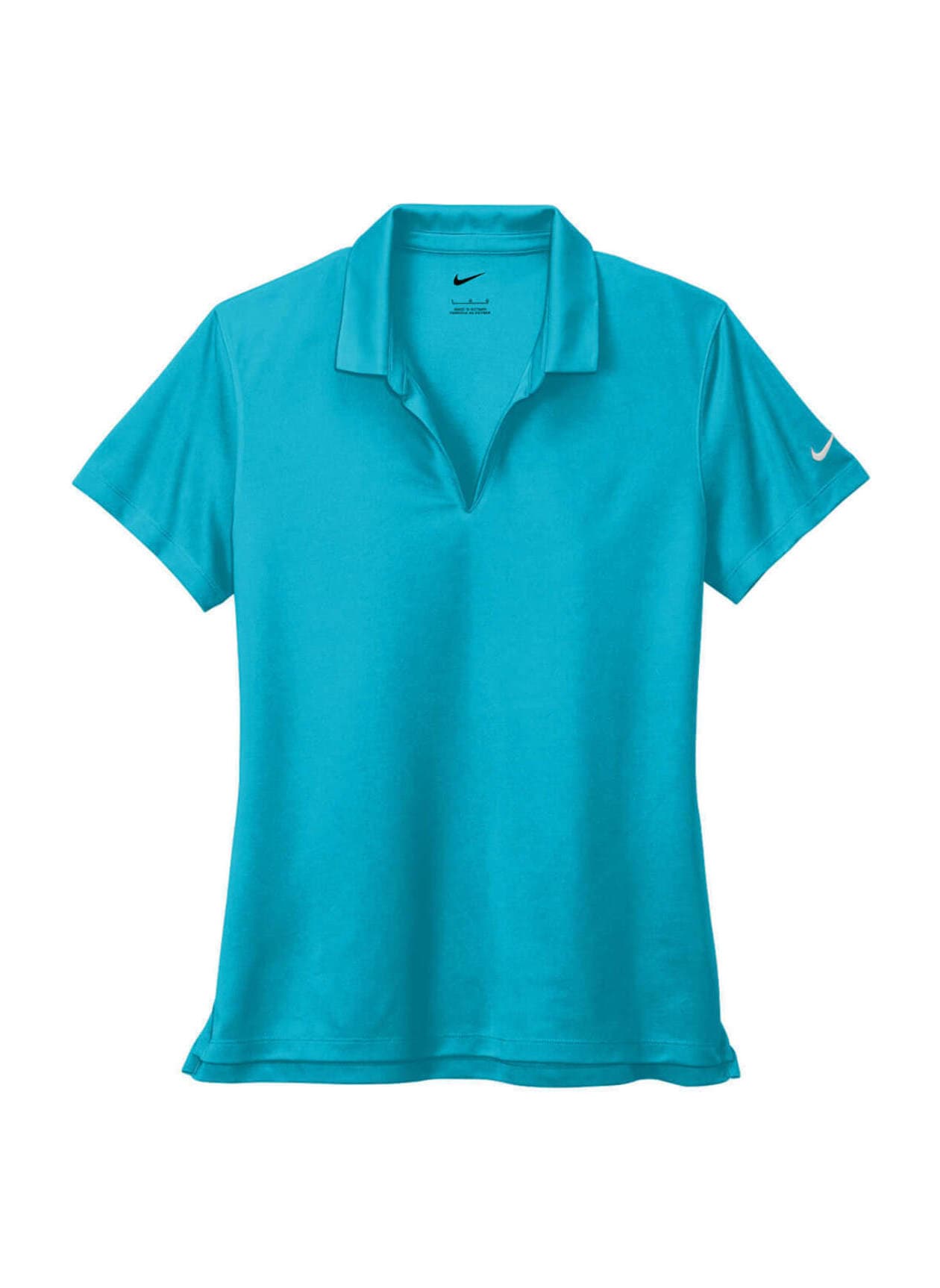 Nike Women's Dri-FIT Micro Pique 2.0 Polo - Tidal Blue (BLU) LG