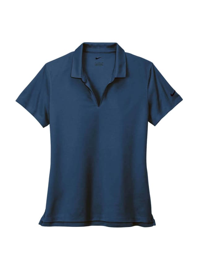 Nike Women's Dri-FIT Micro Pique 2.0 Polo - Gym Blue (GYM) LG