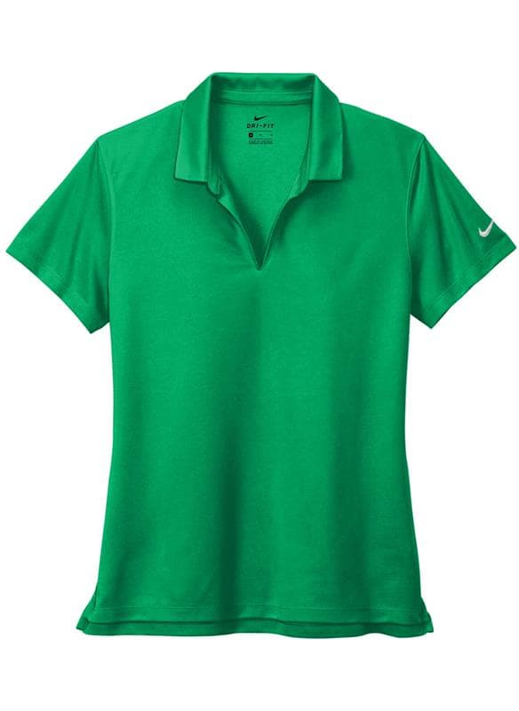 Nike Women's Dri-FIT Micro Pique 2.0 Polo - Lucid Green (LUC) LG