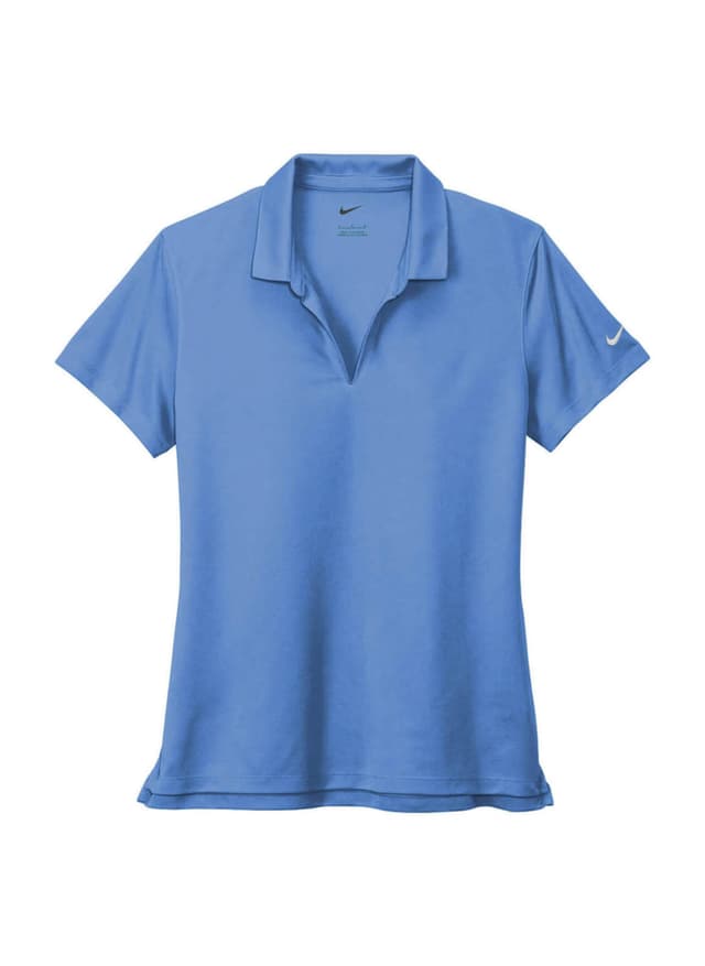 Nike Women's Dri-FIT Micro Pique 2.0 Polo - Valor Blue (VBL) LG