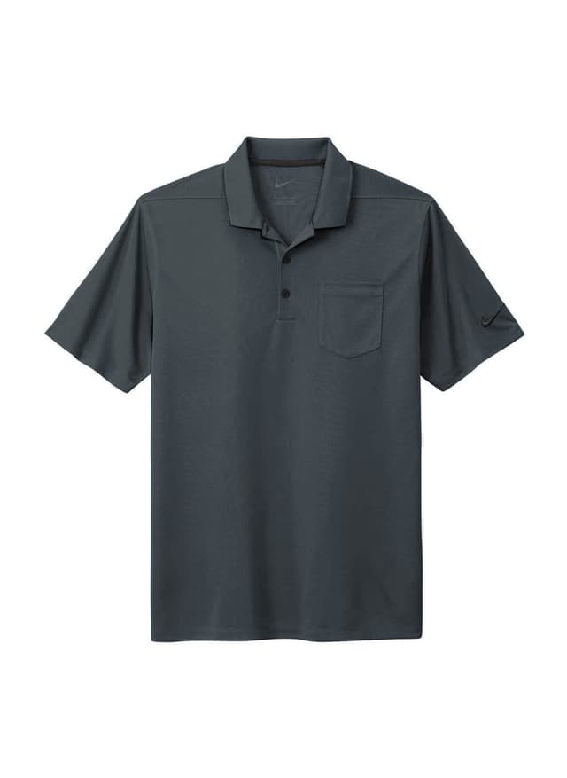 Nike Men's Dri-FIT Micro Pique 2.0 Pocket Polo - Dark Grey 3XL
