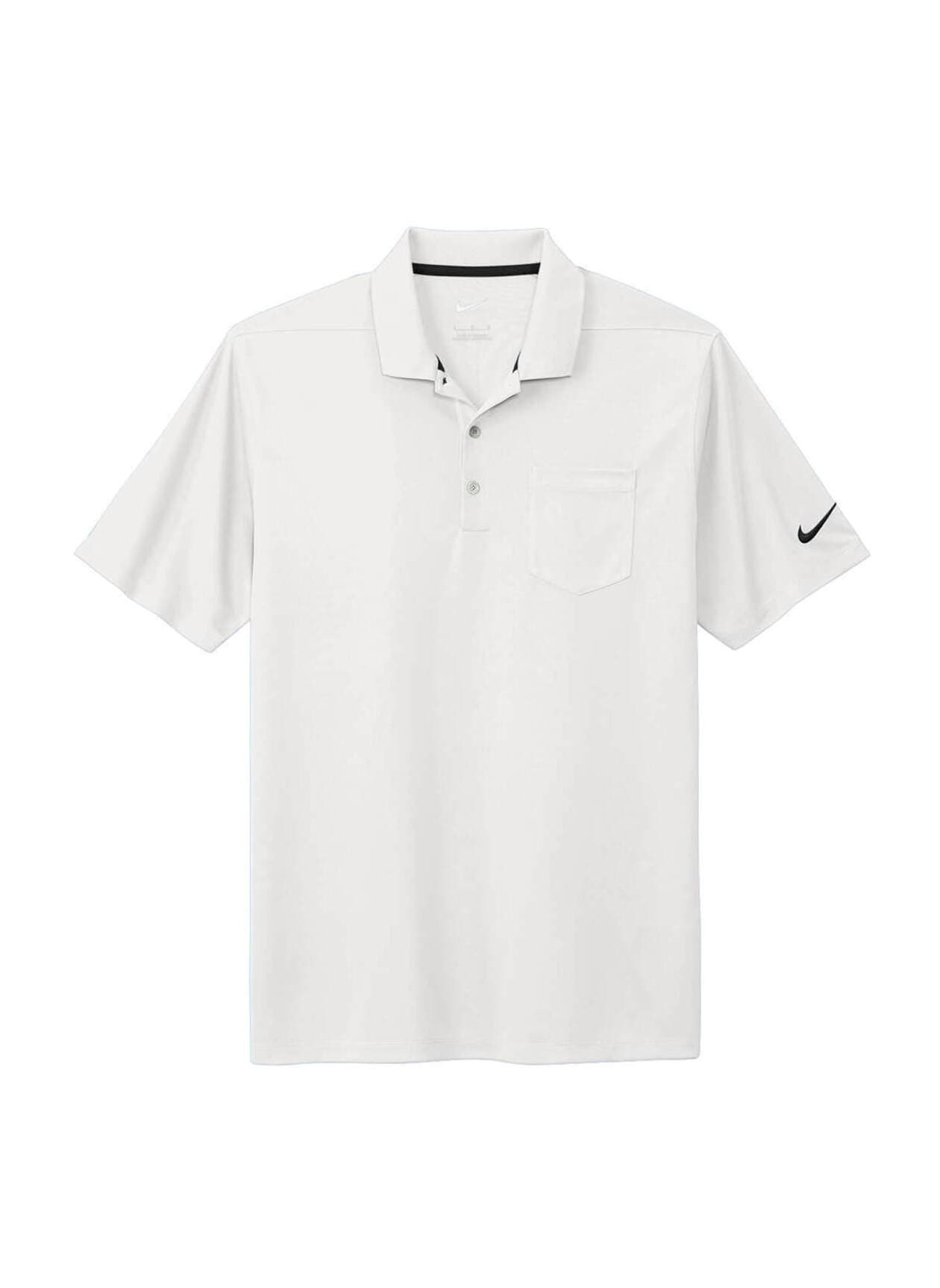 Nike Men's Dri-FIT Micro Pique 2.0 Pocket Polo - White 3XL
