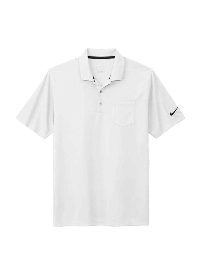 Nike Men's Dri-FIT Micro Pique 2.0 Pocket Polo - White 3XL