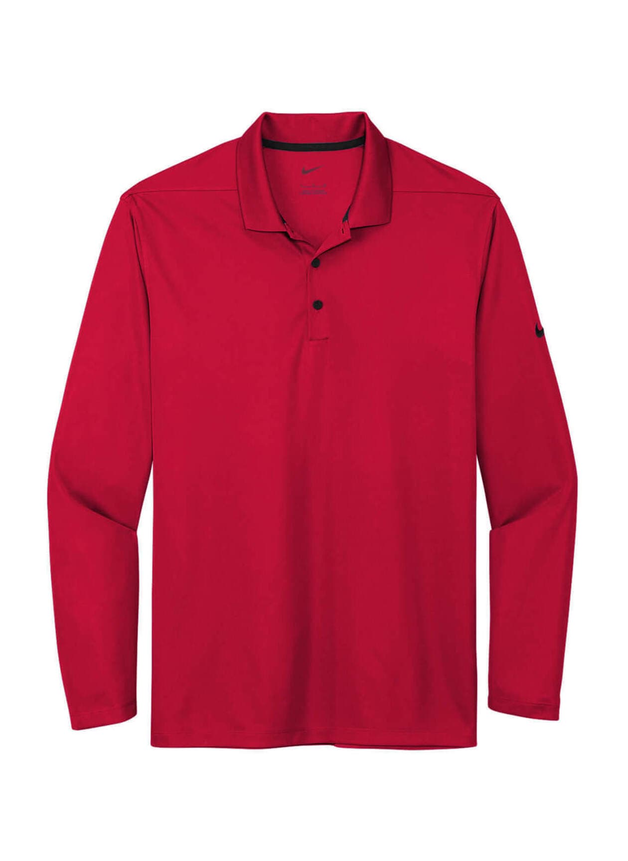 Nike Men's Dri-FIT Micro Pique 2.0 Long-Sleeve Polo - Red 3XL