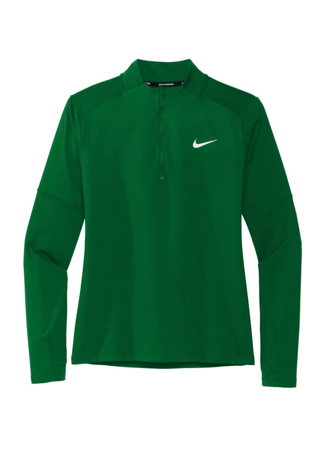 Nike Women's Dri-FIT Element Half-Zip Top - Green LG