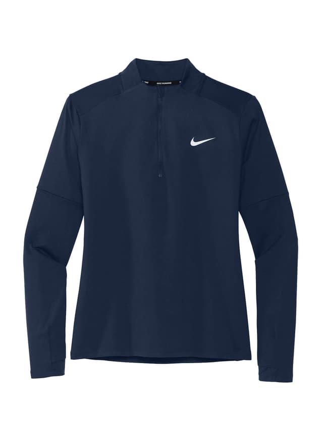 Nike Women's Dri-FIT Element Half-Zip Top - Navy (NVY) LG