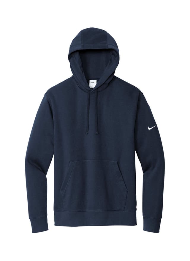 Nike Men's Club Fleece Sleeve Swoosh Pullover Hoodie - Navy 3XL