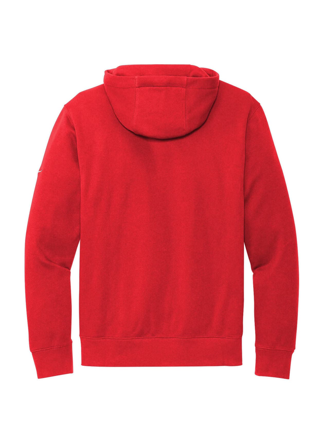 Nike Men's Club Fleece Sleeve Swoosh Pullover Hoodie - Red 3XL