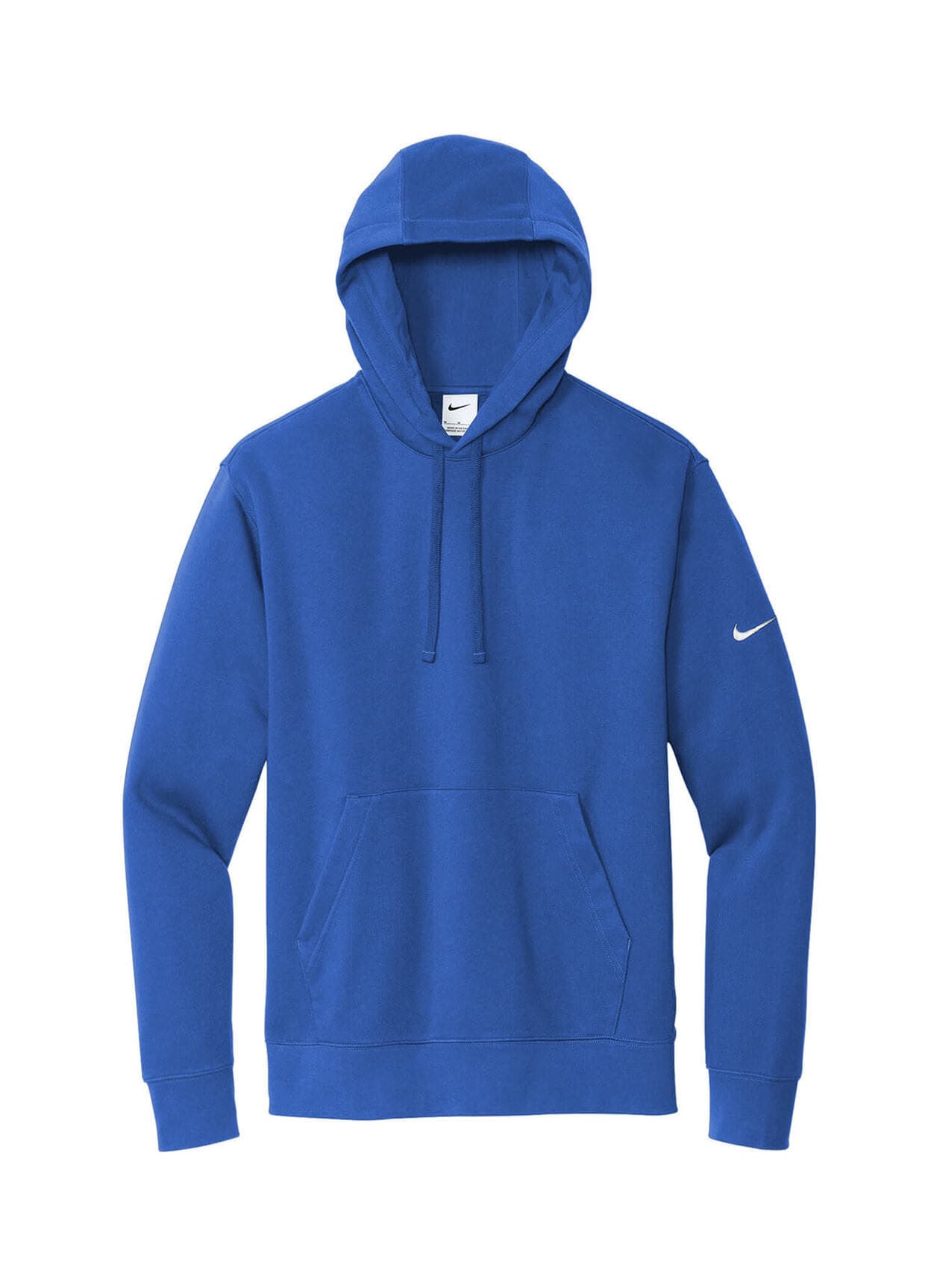 Nike Men's Club Fleece Sleeve Swoosh Pullover Hoodie - Blue 3XL