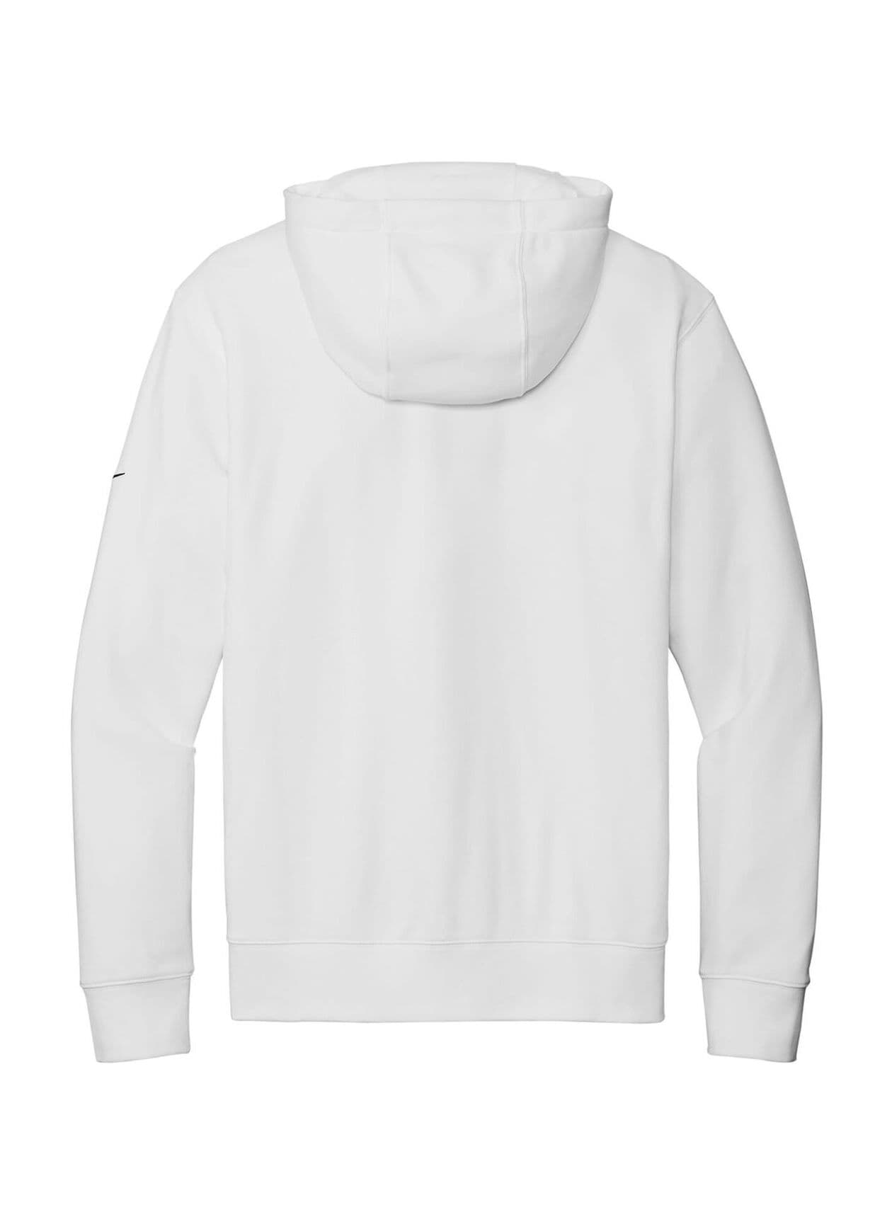 Nike Men's Club Fleece Sleeve Swoosh Pullover Hoodie - White 3XL