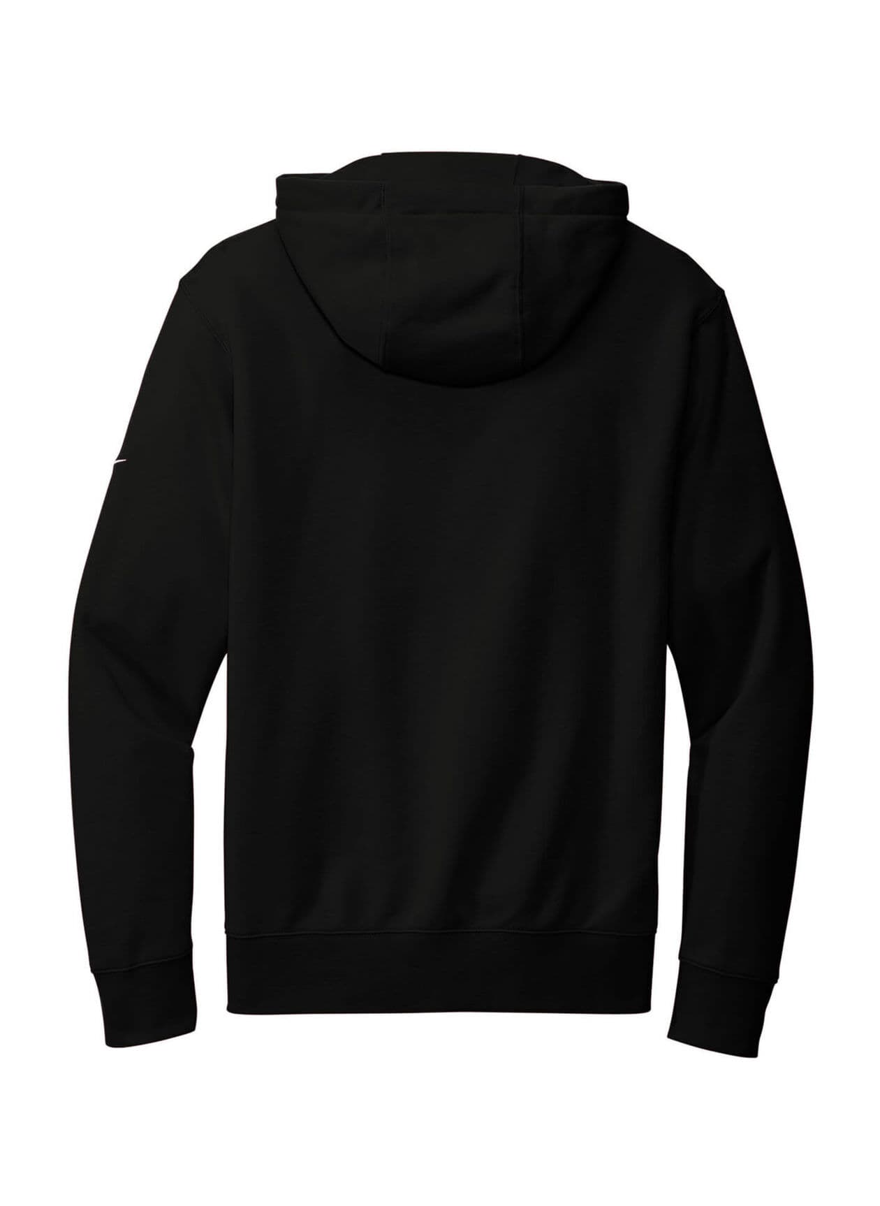 Nike Men's Club Fleece Sleeve Swoosh Full-Zip Hoodie - Black 3XL