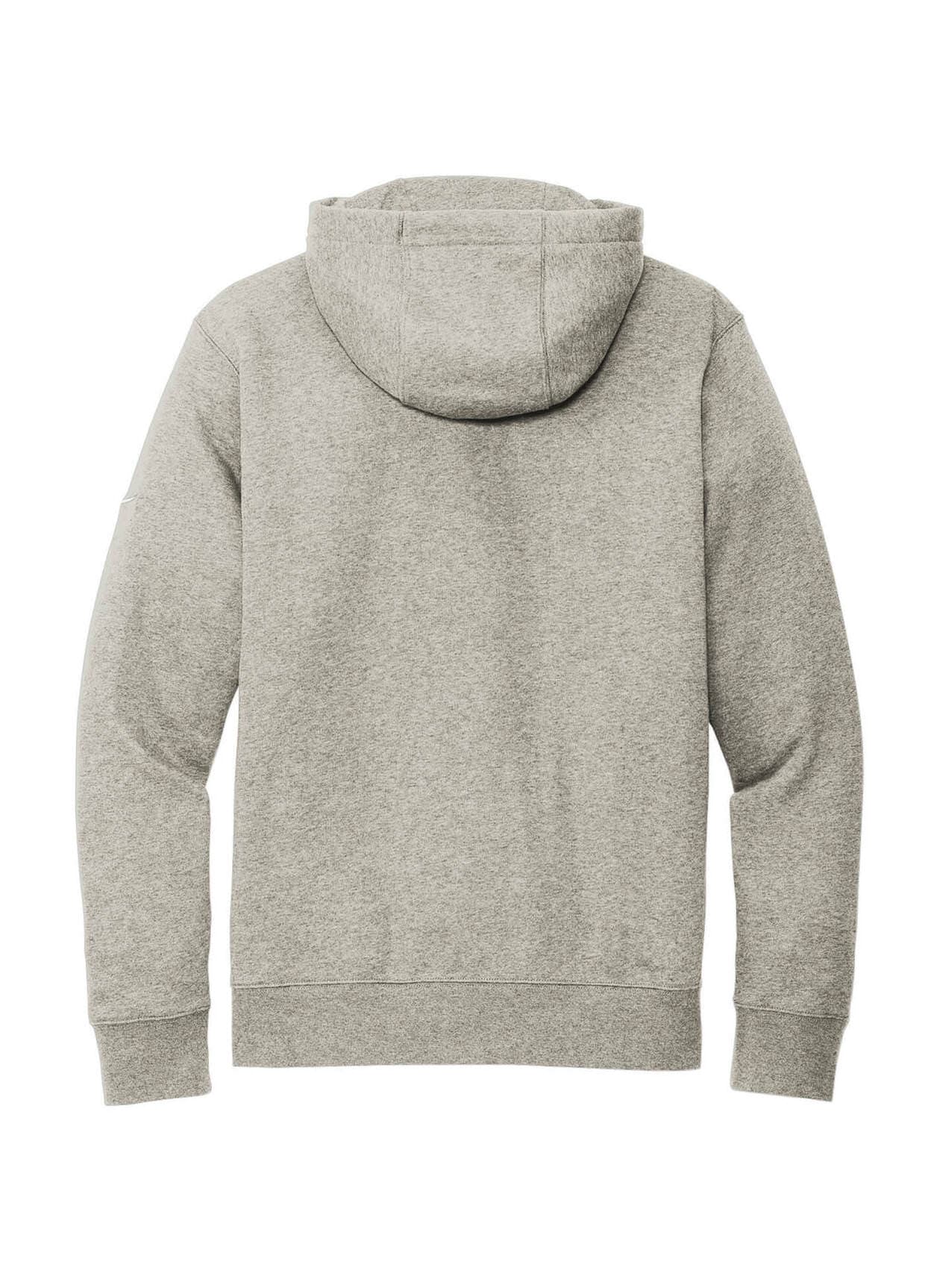 Nike Men's Club Fleece Sleeve Swoosh Full-Zip Hoodie - Dark Grey Heather (DGH) 3XL