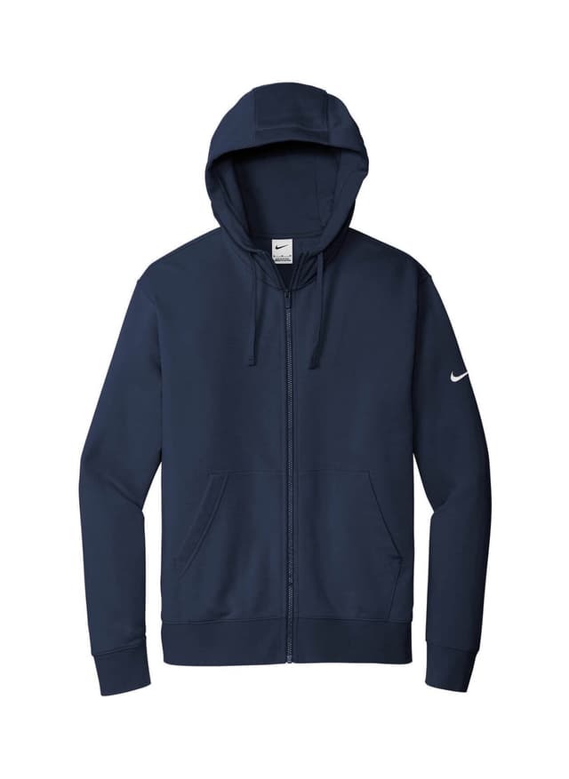 Nike Men's Club Fleece Sleeve Swoosh Full-Zip Hoodie - Navy 3XL