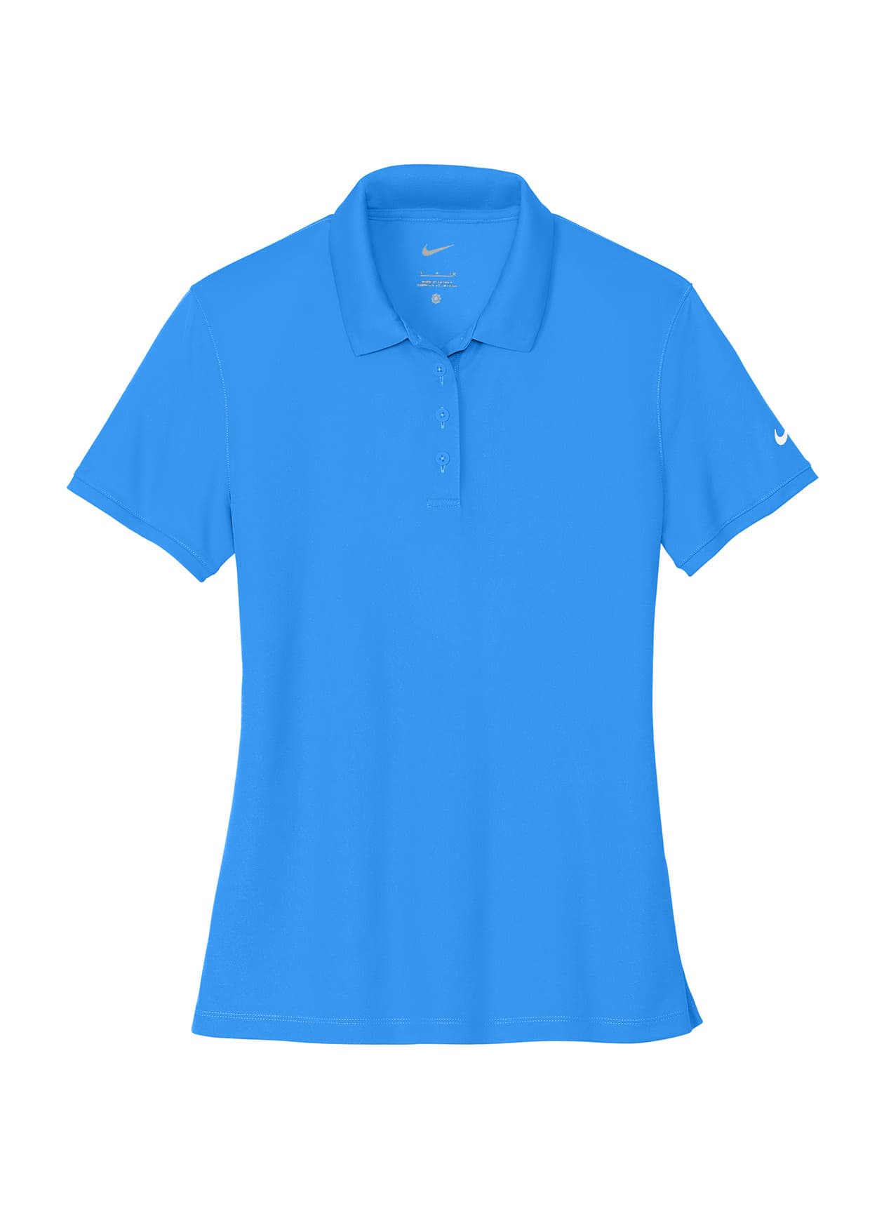 Nike Women's Victory Solid Polo SanMar - Cyan LG