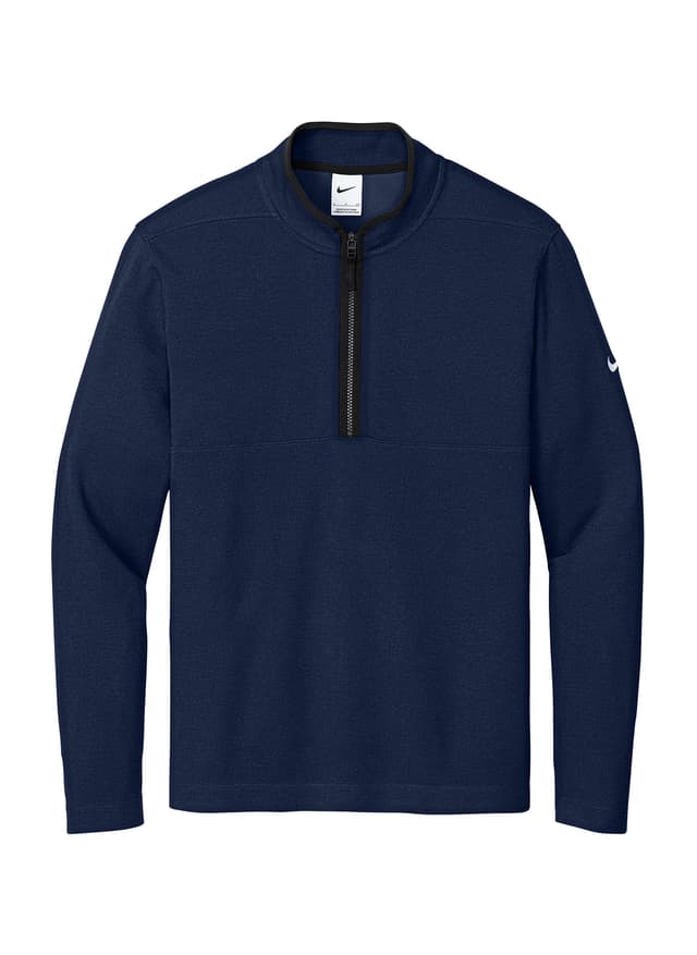 Nike Men's Textured 1/2-Zip Cover-Up - Navy 3XL