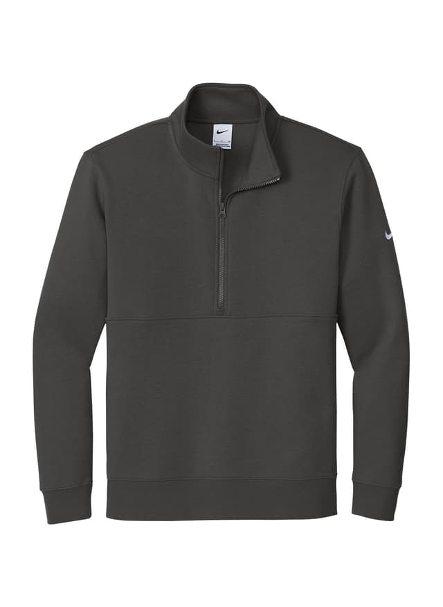 Nike Men's Club Fleece Sleeve Swoosh 1/2-Zip - Anthracite (ANT) 3XL