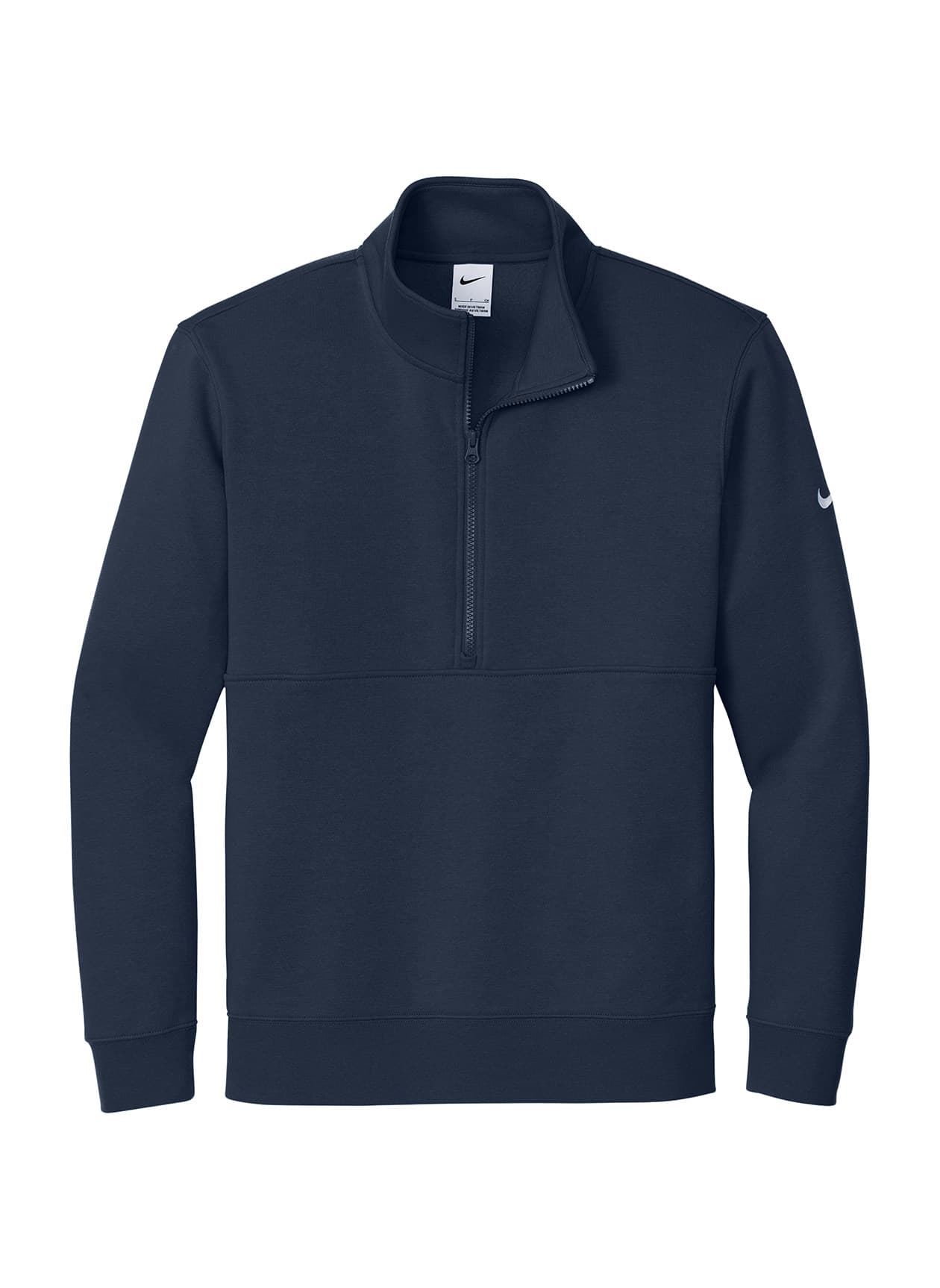 Nike Men's Club Fleece Sleeve Swoosh 1/2-Zip - Navy 3XL