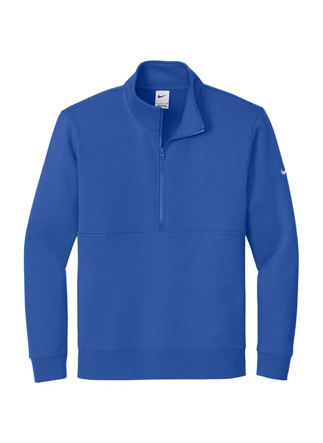 Nike Men's Club Fleece Sleeve Swoosh 1/2-Zip - Game Royal (ROY) 3XL