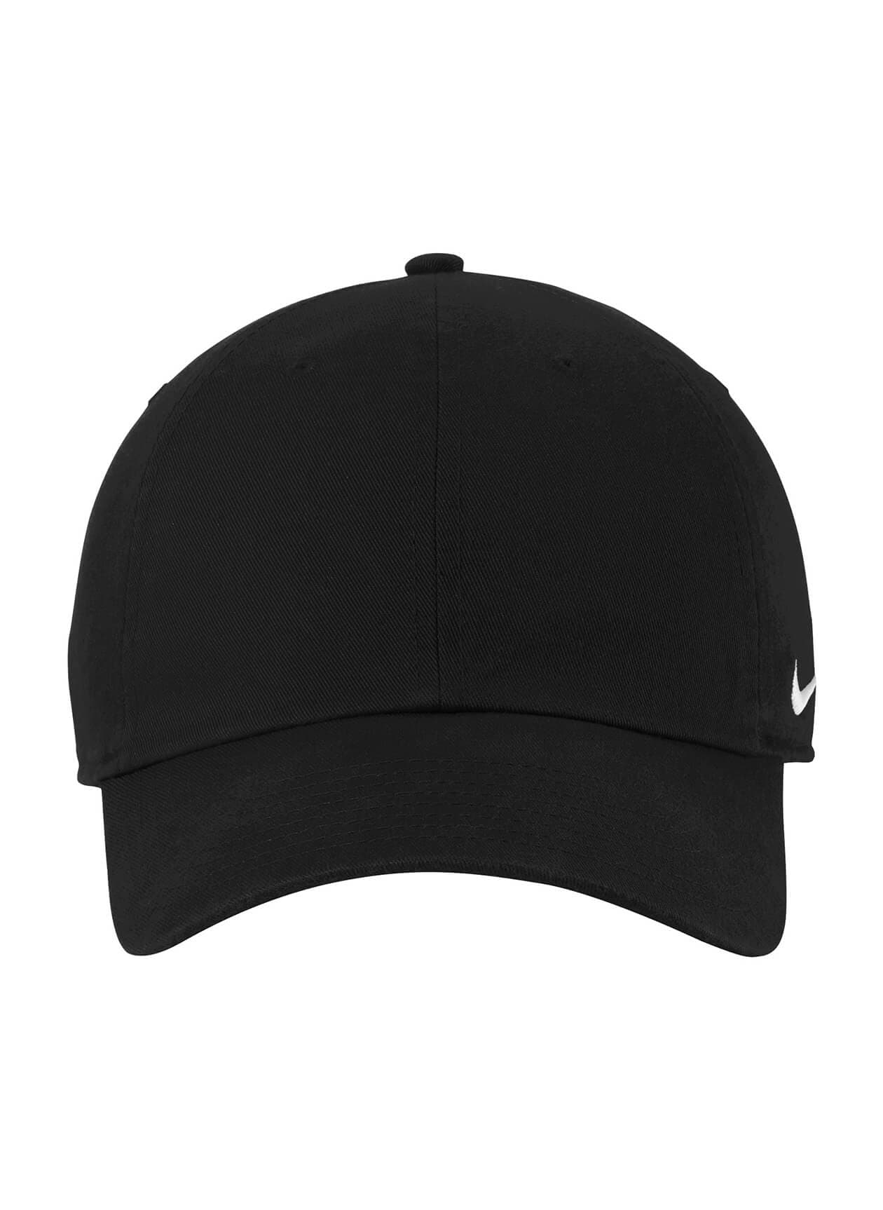 Nike Heritage Cotton Twill Cap - Black MD/LG