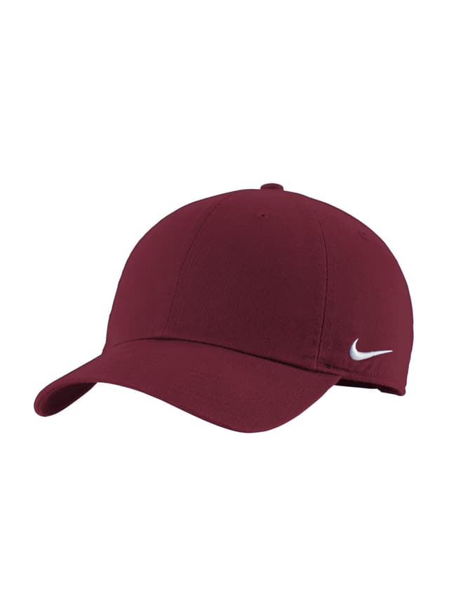 Nike Heritage Cotton Twill Cap - Deep Maroon (DMR) MD/LG