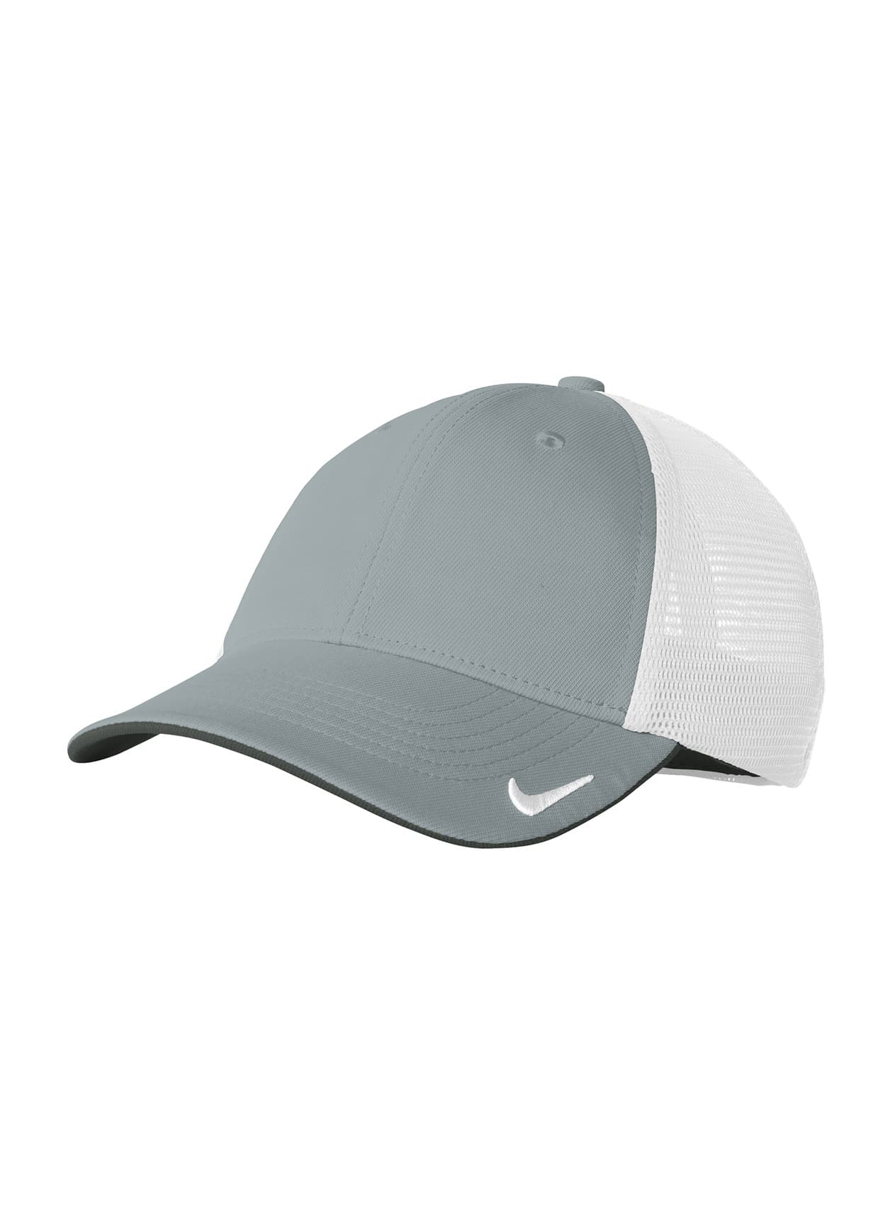 Nike Stretch-to-Fit Mesh Back Cap - Light Grey L/XL