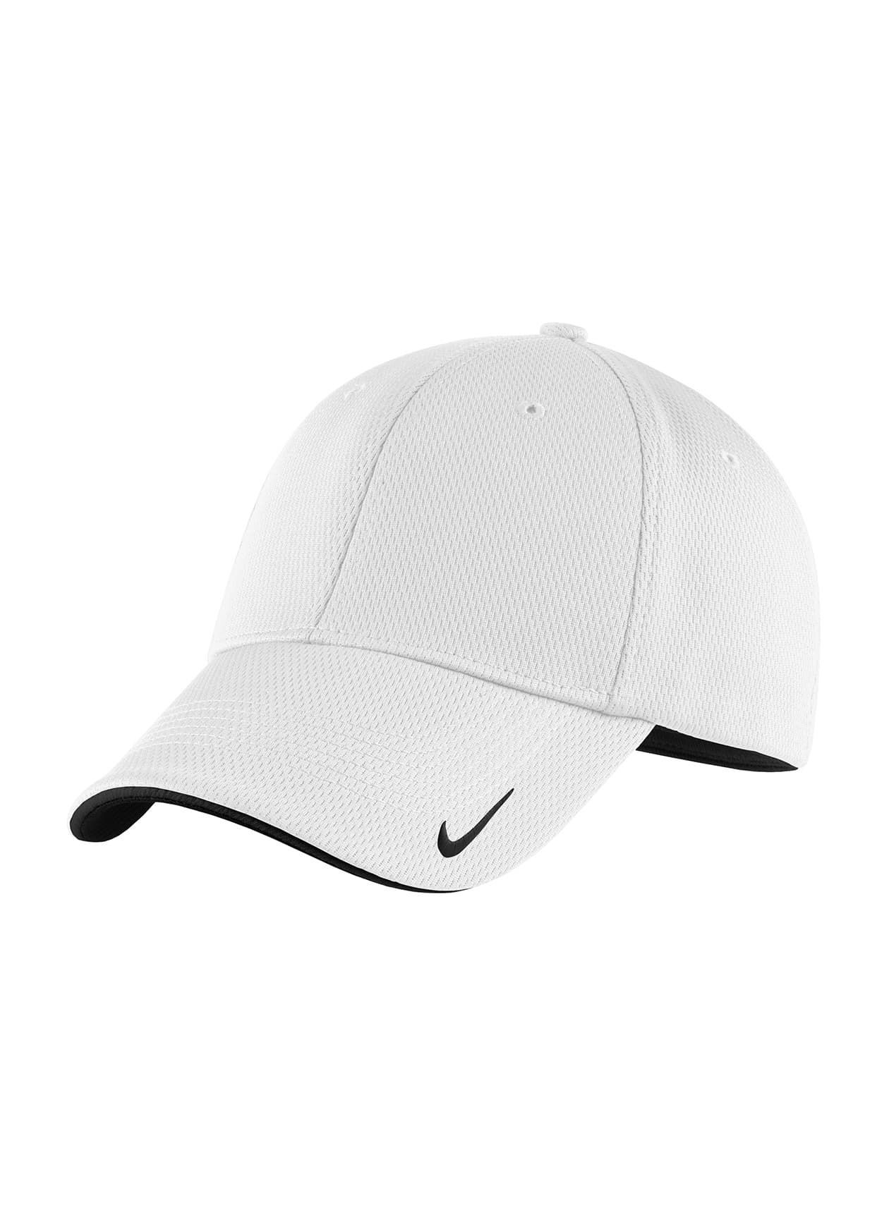 Nike Dri-FIT Stretch Mesh Sandwich Bill Cap - White L/XL