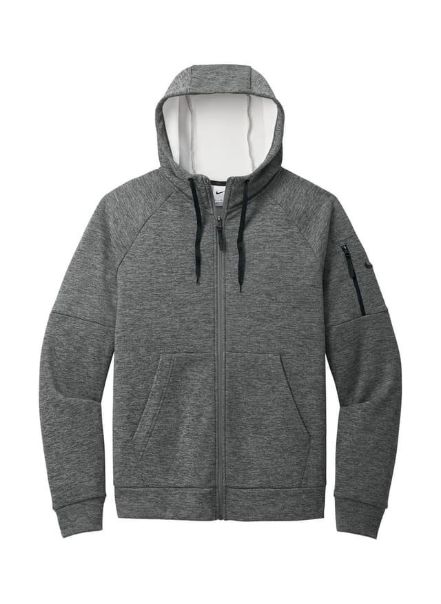Nike Men's Therma-FIT Pocket Pullover Fleece Hoodie - Charcoal Heather (CHRH) 3XL