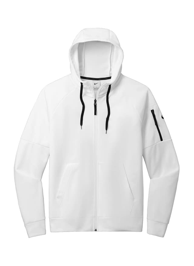 Nike Men's Therma-FIT Pocket Pullover Fleece Hoodie - White 3XL
