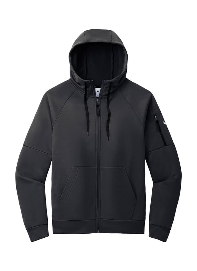 Nike Men's Therma-FIT Pocket Full-Zip Fleece Hoodie - Black 3XL
