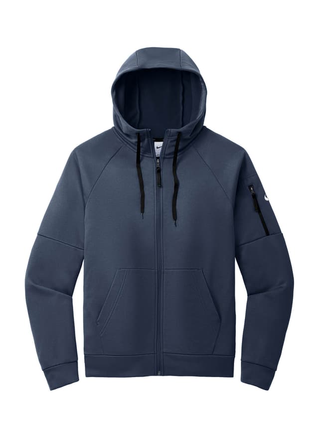 Nike Men's Therma-FIT Pocket Full-Zip Fleece Hoodie - Navy 3XL