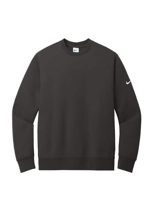 Nike Men's Club Fleece Sleeve Swoosh Crew - Anthracite (ANT) 3XL