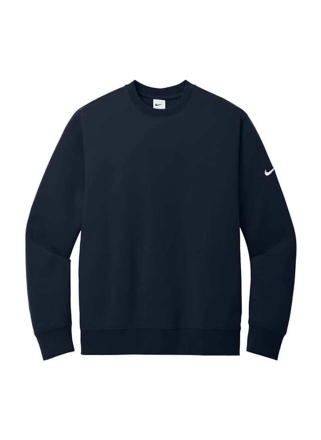 Nike Men's Club Fleece Sleeve Swoosh Crew - Navy 3XL