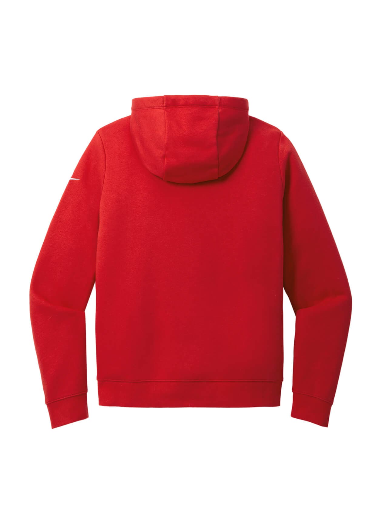 Nike Women's Club Fleece Sleeve Swoosh Full-Zip Hoodie - Red LG