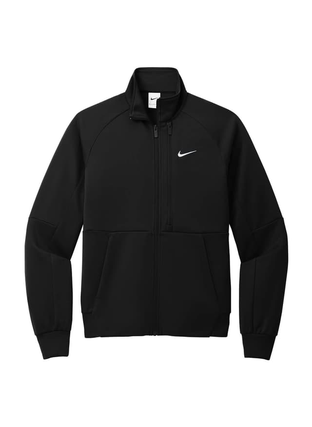 Nike Men's Full-Zip Chest Swoosh Jacket - Black 3XL