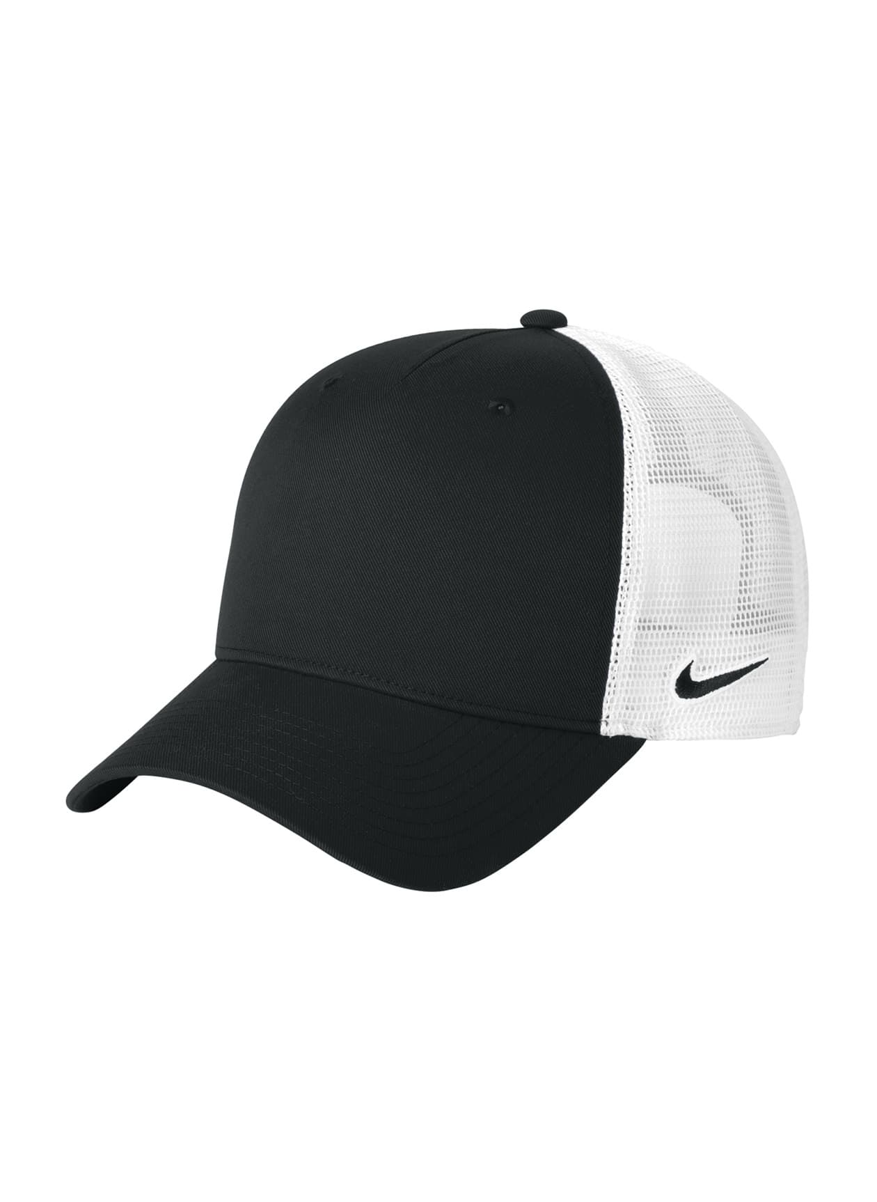 Nike Snapback Mesh Trucker Cap - Black / White (BWH) MISC