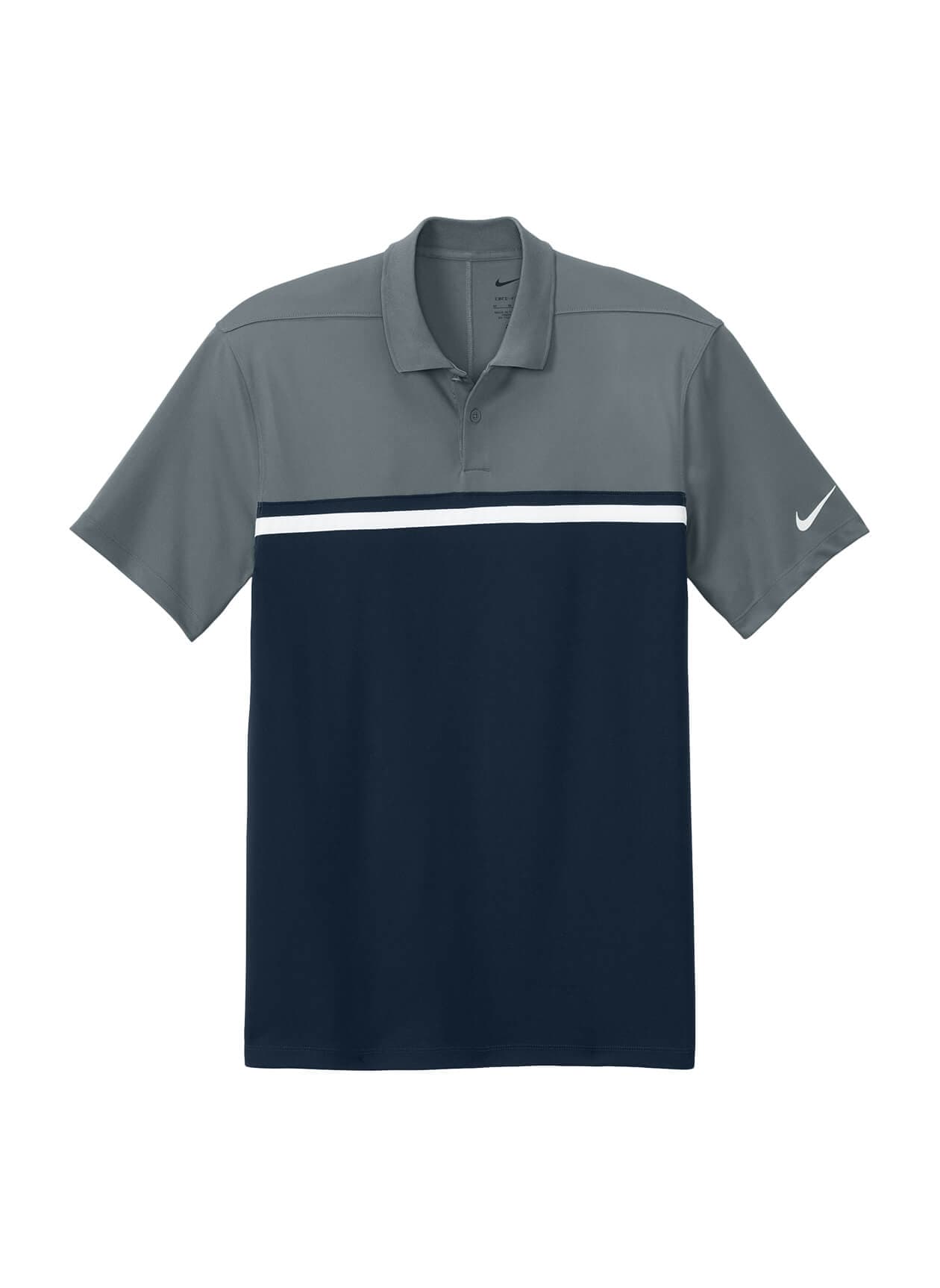 Nike Men's Dri-FIT Victory Colorblock Polo FW24 - Light Grey 3XL
