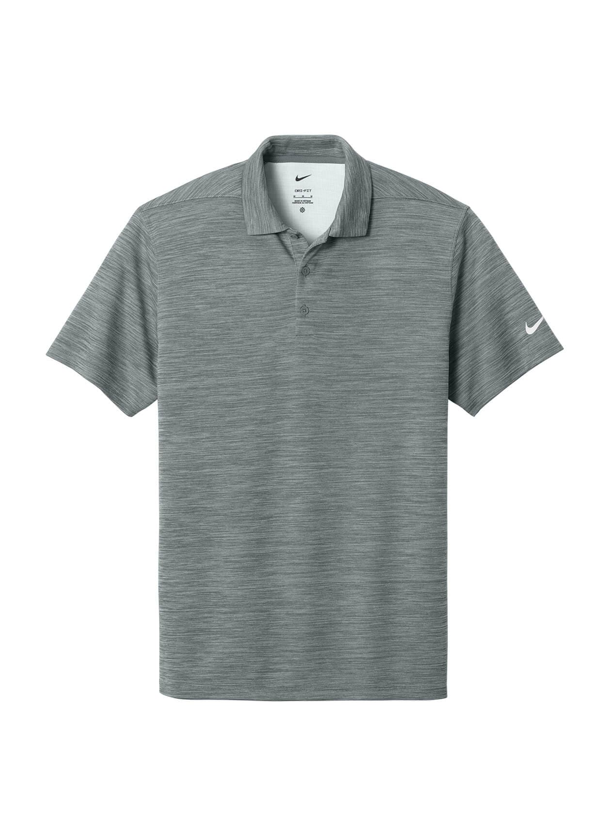 Nike Men's Dri-FIT Striated Polo - Light Grey 3XL