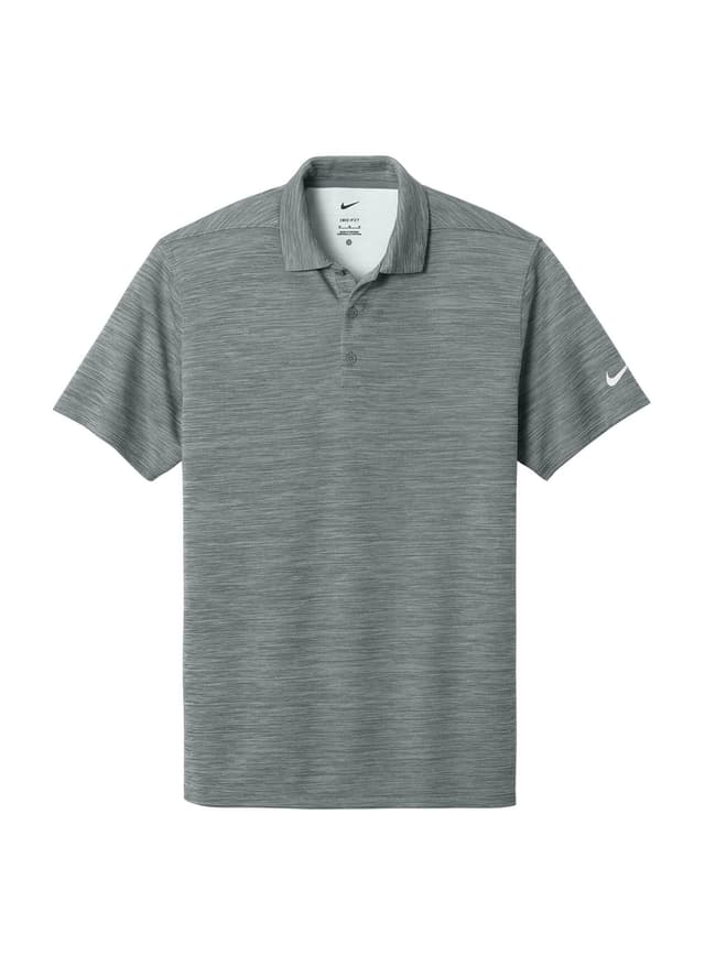 Nike Men's Dri-FIT Striated Polo - Light Grey 3XL