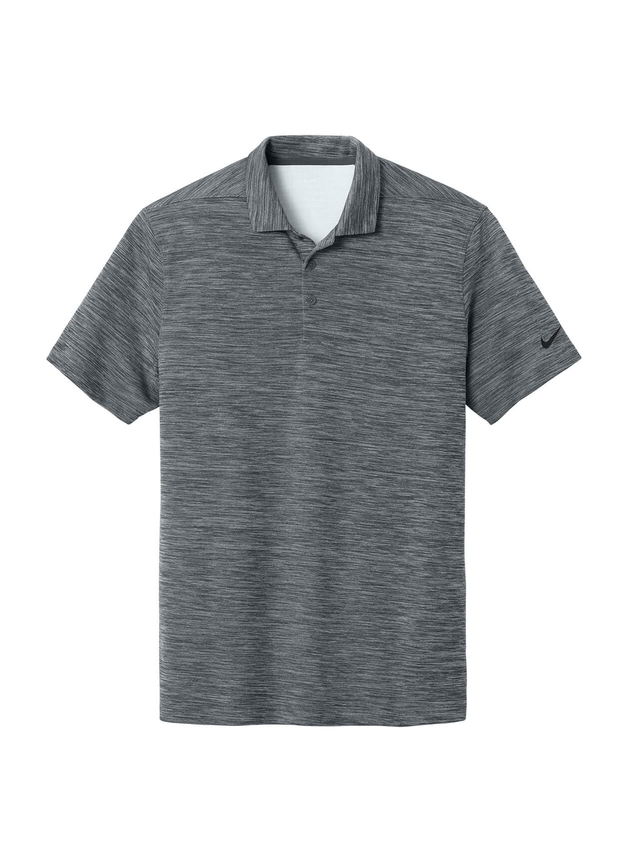 Nike Men's Dri-FIT Striated Polo - Dark Grey 3XL