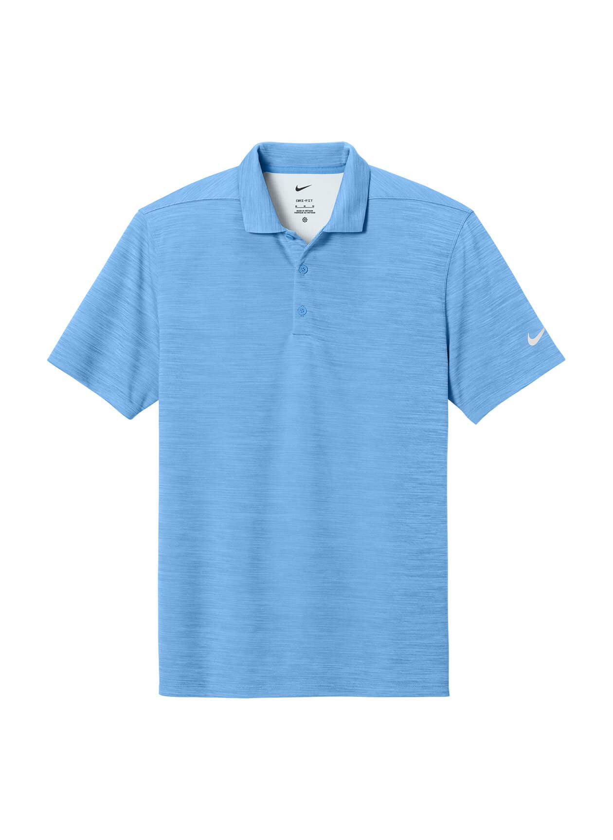 Nike Men's Dri-FIT Striated Polo - Cyan 3XL
