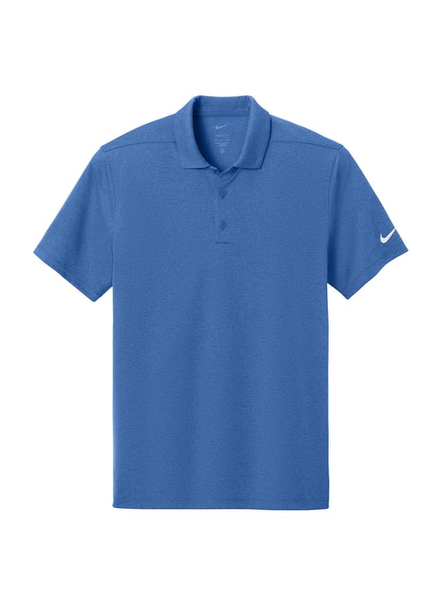 Nike Men's Dri-FIT Smooth Heather Polo - Blue 3XL