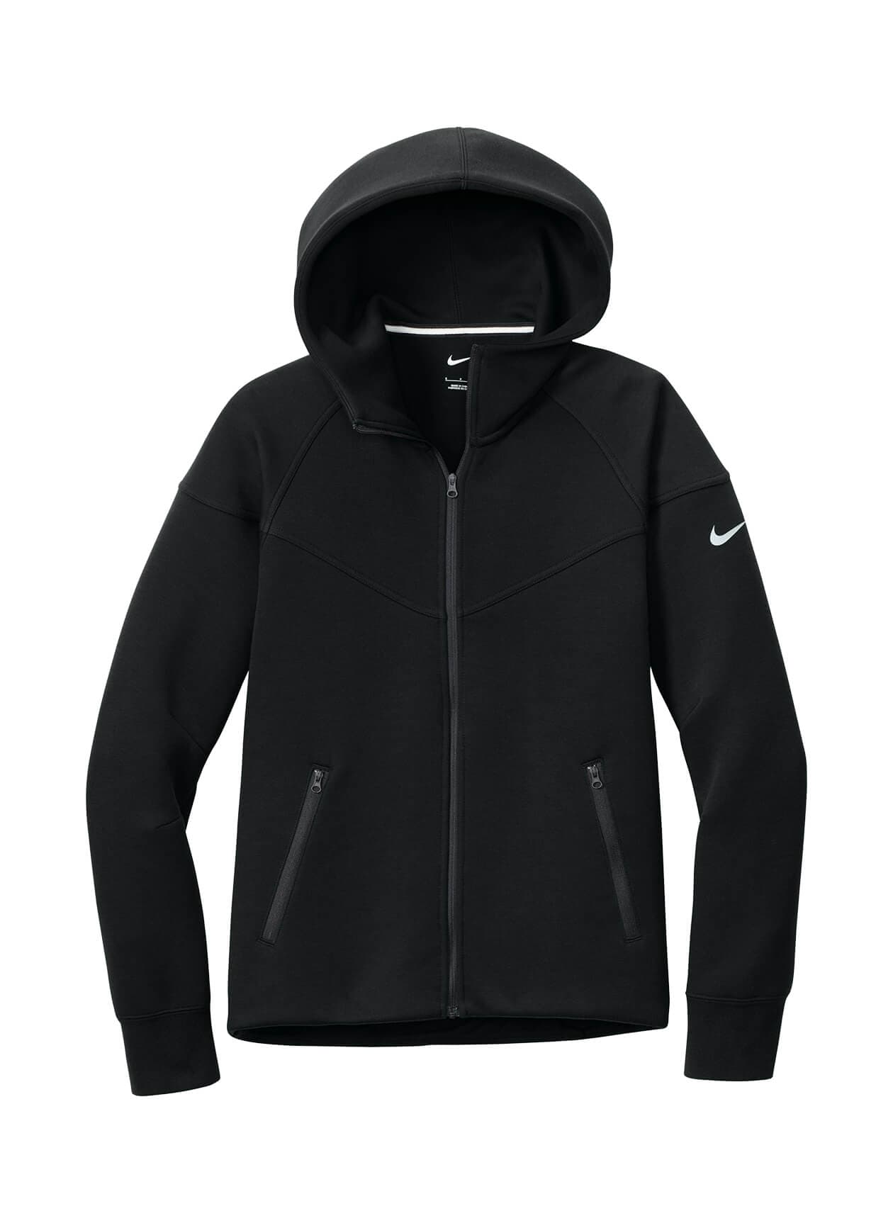 Nike Women's Tech Fleece Full-Zip Hoodie - Black LG