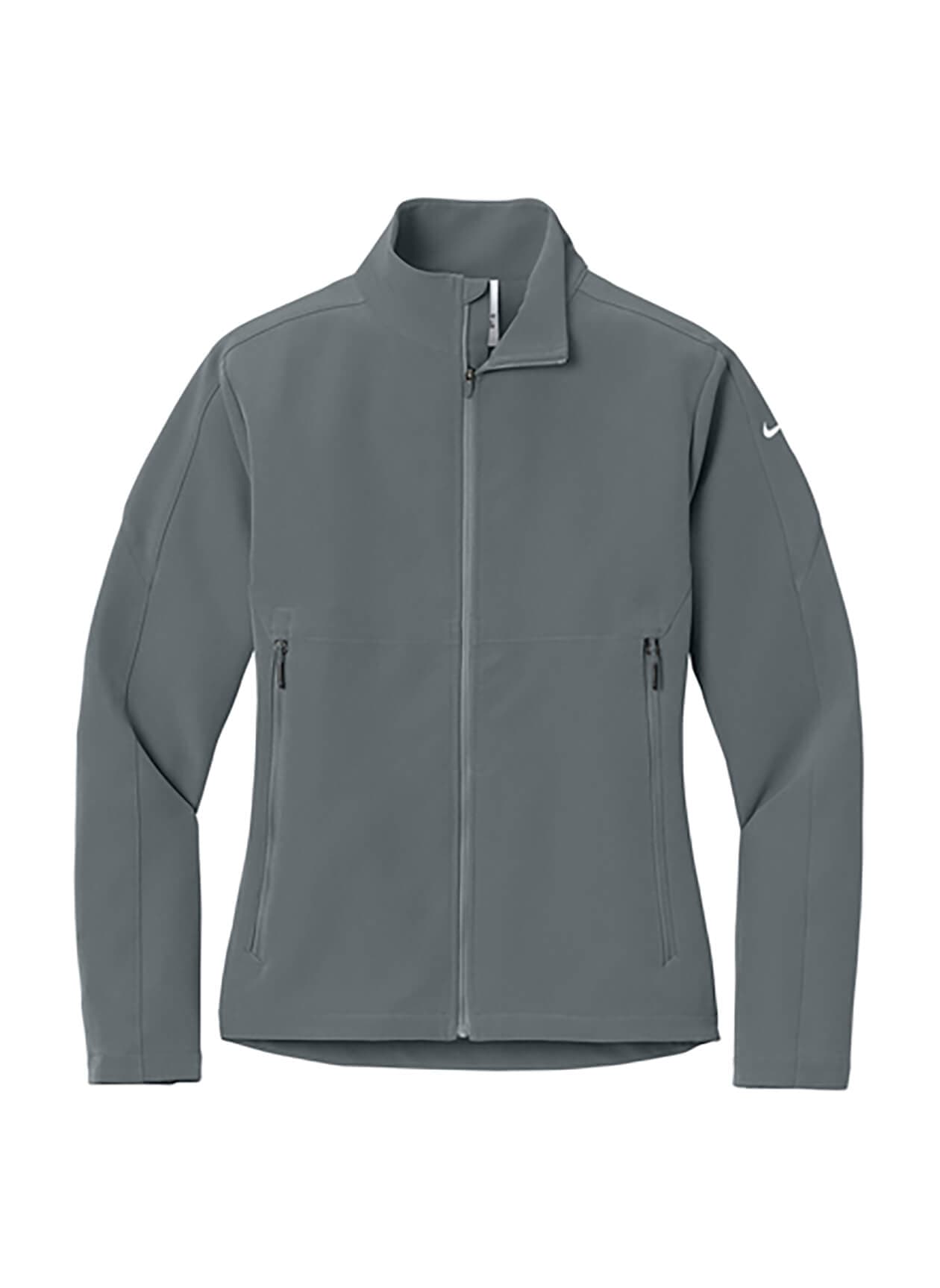 Nike Women's Full-Zip Soft Shell Jacket - Dark Grey LG