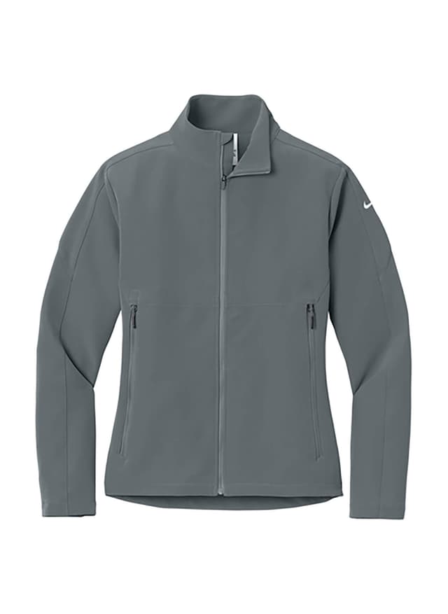 Nike Women's Full-Zip Soft Shell Jacket - Dark Grey LG