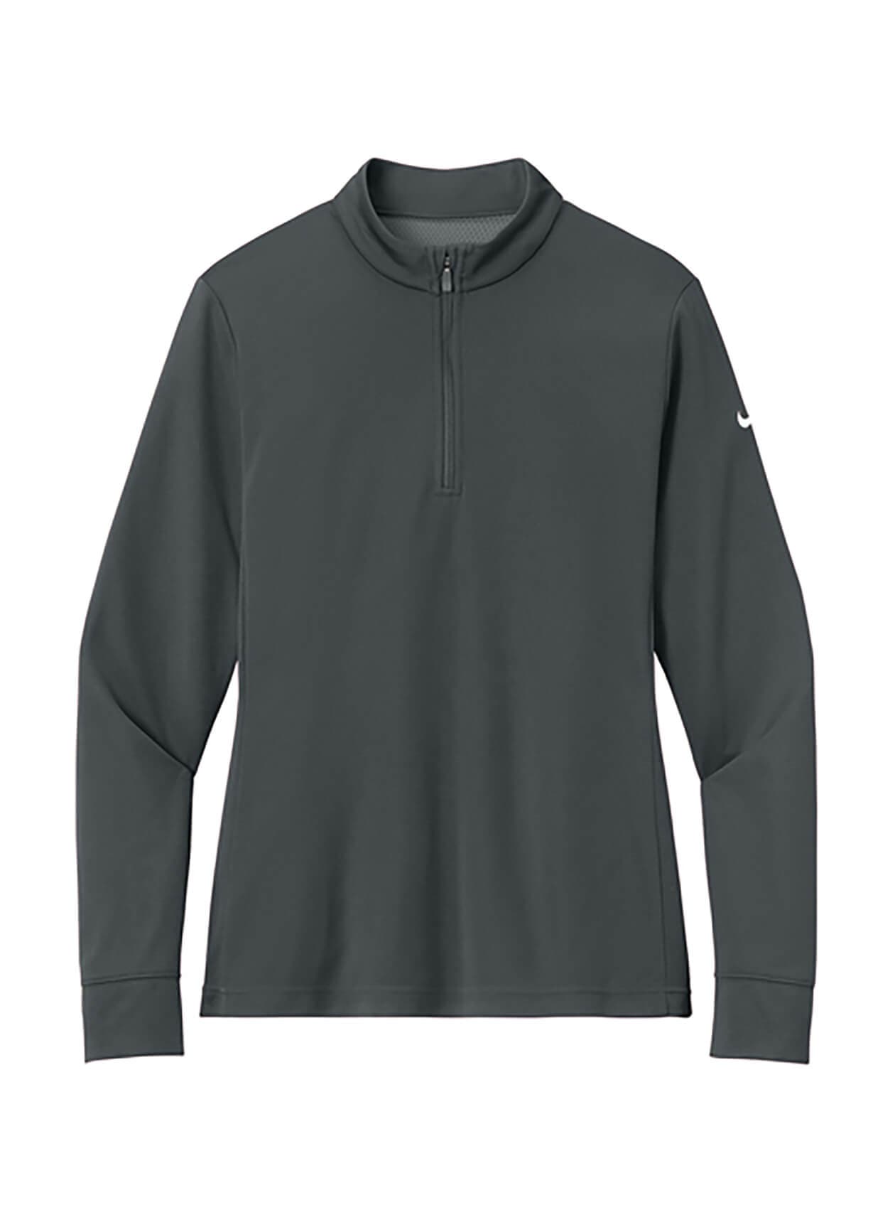 Nike Women's Essential Half-Zip Cover-Up - Dark Grey LG